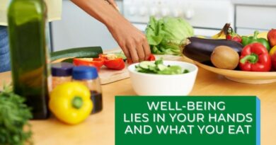 Well-being lies in your hands and what you eat